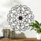 Set of 2 23"D Traditional Floral Iron Scroll Outdoor Wall Decor
